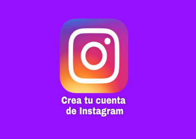 Crea tu cuenta en Instagram